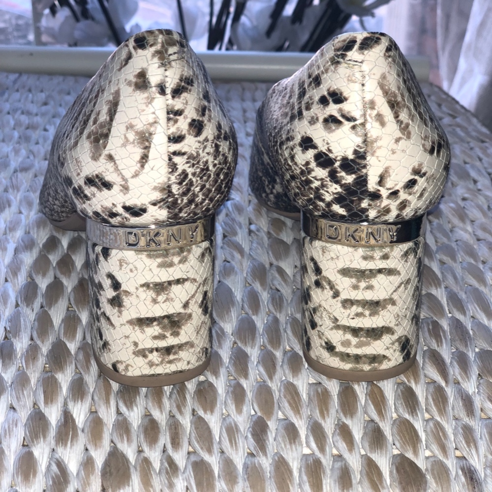 DKNY Snake Print Heels - Picture 3 of 5